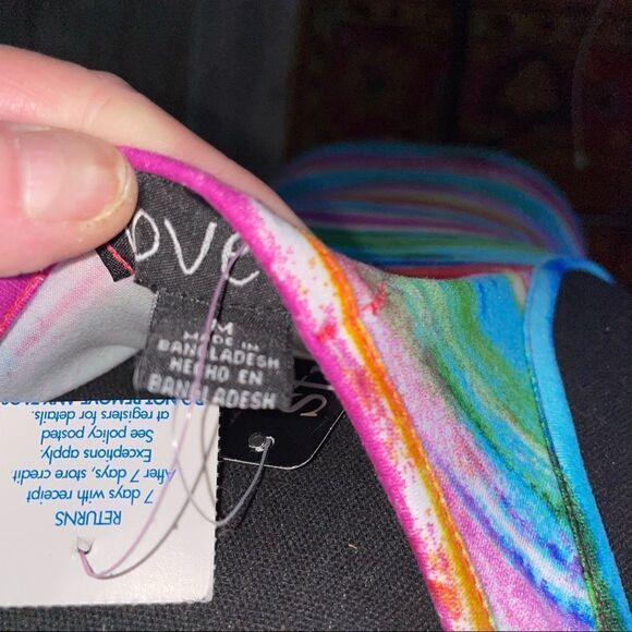 🆕 LOVE Bodycon racerback style tank dress sz M - Picture 4 of 6